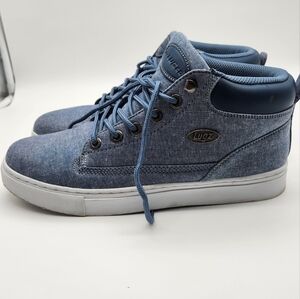 Lugz Blue Denim High-Top Sneakers